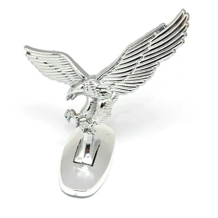 3D Emblem Car Logo Front Hood Ornament Car Cover Chrome Eagle Badge for Auto