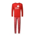 thumbnail image 3 of Odeerbi Family Clothes Christmas Pajamas Parent-child Wear 2025 Fashion Santa Claus Print Family Pajamas Home Service Parent-child Wear Suit Dad Red L, 3 of 9
