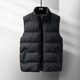 thumbnail image 2 of Chaleco de algodón de plumón para hombre de otoño e invierno, abrigo cálido con cuello grande y moda de Europa y Estados Unidos, 2 of 5