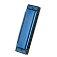 thumbnail image 4 of Armónica Llave de C Diatonic Harmonica Mouthorgan con ABS Cañas Espejo Diseño de la superficie 10 hoyos Blues Harmonica Perfecto para principiantes Estudiantes profesionales Kid Blue Tomshoo Armónica, 4 of 6