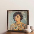 thumbnail image 6 of Retro Woman Floral Shirt Portrait Wooden Sign Wall Plaque - Vintage Art Decoration, Wall Decoration - Ideal Gift For Home Decoration, Living Room, Bathroom, Bedroom, Garden, Dining, Bar, Cafe, Fest, 6 of 7