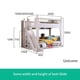 thumbnail image 1 of Luxury Multifunctional Kid Bunk Bed With Safety Fence For 5 To 8 Yeas Old Children Bedroom Furniture Large Storage Bed For Kids My Lux Decor Round, 1 of 23
