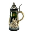 thumbnail image 4 of Northern Lights with Ship LE German Stoneware Beer Stein .5 L Made in Germany, 4 of 8