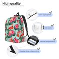 thumbnail image 4 of KLL Palm Leaves Flamingo Print Travel Laptop Backpack - College Backpack Business Work Bag Nurse Bag Casual Daypack for Weekender Business Hiking -Small, 4 of 6
