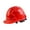 red, variant on QHUDLV Thickened V‑Shape ABS Helmet – Construction Site – Safety Protection Gear
