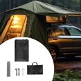 thumbnail image 1 of Tienda de campaña con puerta trasera para SUV, dosel, protección solar, tienda de campaña para Picnic, viaje de acampada Negro, 1 of 8