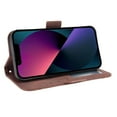 thumbnail image 5 of Case for iPhone 14 Plus Cover Adjustable Detachable Card Holder Magnetic closure Leather Wallet Case - Brown, 5 of 5