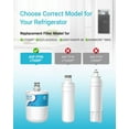 thumbnail image 3 of AQUA CREST 5231JA2002A Refrigerator Water Filter, Replacement for LG® LT500P®, GEN11042FR-08, ADQ72910911, ADQ72910901, ADQ72910907, Kenmore 9890, LFX25974ST, LMX25964ST, 6 Filters, 3 of 9
