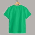 thumbnail image 4 of Kogui Toddler T Shirts Girls Summer Girls Short Sleeve T-Shirts Casual Cotton Tee Tops Blouse 3T 4T (Green,3-4 Years), 4 of 4