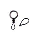 thumbnail image 1 of Inteprter LLavero de coche, llavero sencillo, amuleto moderno de Metal sin daño, adornos colgantes automáticos, accesorios de regalo especiales para Artesanía Negro Redondo Inteprter HA074002-04, 1 of 6