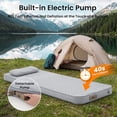 thumbnail image 4 of Lilypelle 4" Self Inflating Single Sleeping Pad for Camping,Built-in Pump Mattress for Backpacking, Traveling,4 Season Inflatable Sleeping Mat with High Support for Cot,Tent,Car, 4 of 9