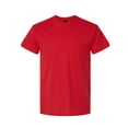 thumbnail image 6 of Gildan Men’s Light Cotton T-Shirt, Short Sleeve Crew Neck, Blank Modern Fit Tee, Red, 3XL, 6 Pack, 6 of 8