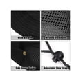 thumbnail image 5 of Deago Mesh Sun Hats for Men Women Bucket Hat Wide Brim UV Protection Summer Beach Safari Fishing Cap Outdoor (Black), 5 of 8