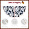 thumbnail image 3 of Fotbe Hawaiian Style Pattern Christmas Tree Skirt, Tree Skirts Plush Christmas Decorations, Christmas Tree Skirts Xmas Decorations Holiday Party Decor-30", 3 of 6