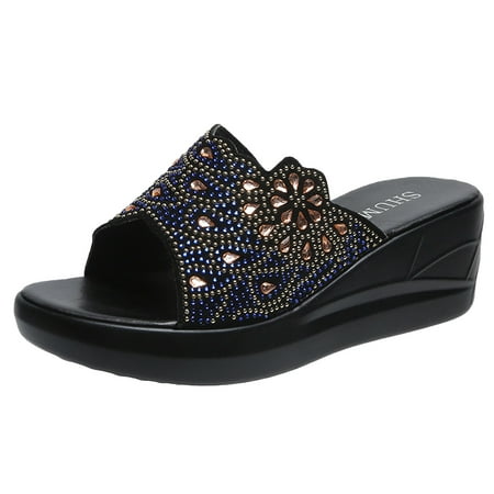 

adviicd Wedge Sandals for Women Cork Wedge Sandals Women Mint Sandals For Women Ladies Wedges High Heel Fish Mouth Cute Sandals with Wedges for Women