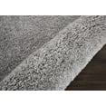thumbnail image 6 of Nourison Malibu Shag Solid Shag Silver Grey 2'2" x 9'10" Area Rug, (10' Runner), 6 of 7