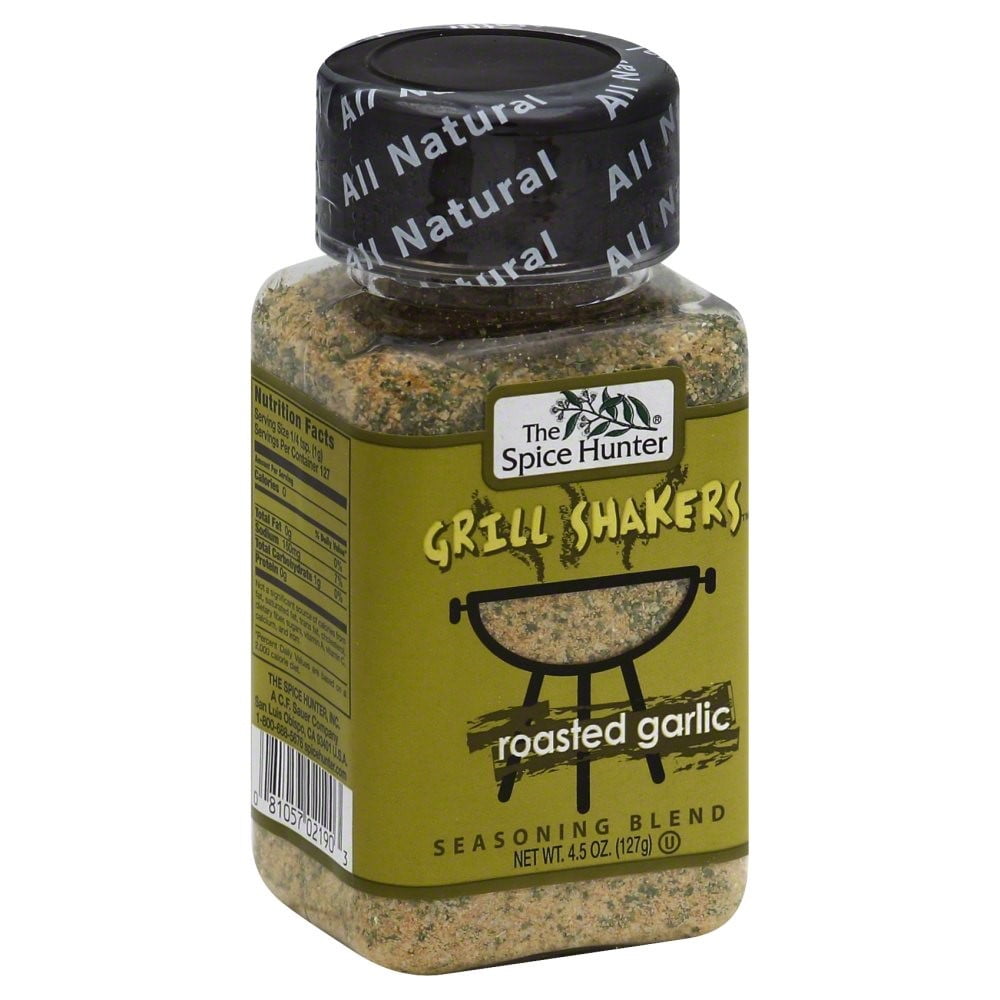 The Spice Hunter Grill Shakers Seasoning Blend, Roasted Garlic, 4.9 Oz