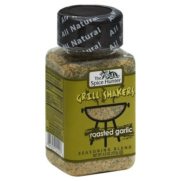 The Spice Hunter Grill Shakers Seasoning Blend, Roasted Garlic, 4.9 Oz