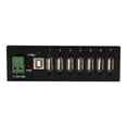 thumbnail image 2 of StarTech.com USB 2.0 Hub - 7 Port - Mountable Rugged Industrial - Self Powered USB Hub - Hub - 7 x USB 2.0 - DIN rail mountable - DC power - for P/N: ITB20D3250, MSDREADU2OTG, USB2HAB15, USB2HAB30AC, USB2HAB50AC, USB2HABM1, USB2HABM6RA, 2 of 6