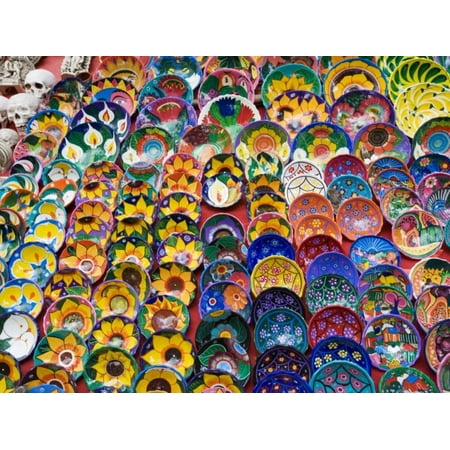 - Pottery For Sale, Valladolid, Yucatan, Mexico Print Wall Art By Julie Eggers