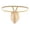 Beige, variant on Men's Thongs Underwear Solid Color Elastic Waist Comfort Underwear for Summer and Daily Wear