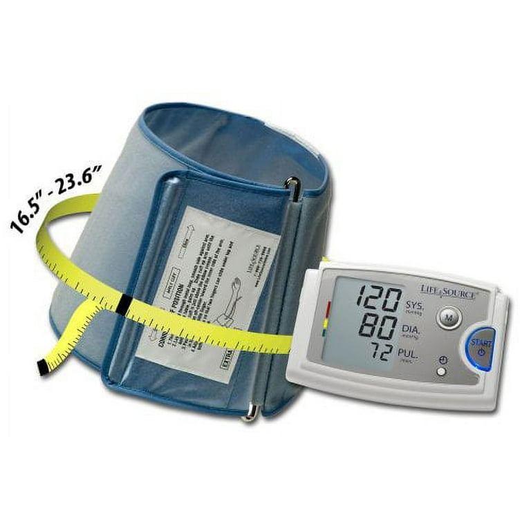 Healthappy Blood Pressure Monitors for Home Use, Automatic Extra Large  Upper Arm Blood Pressure Cuff, Accurate Blood Pressure Machine with Large  VA