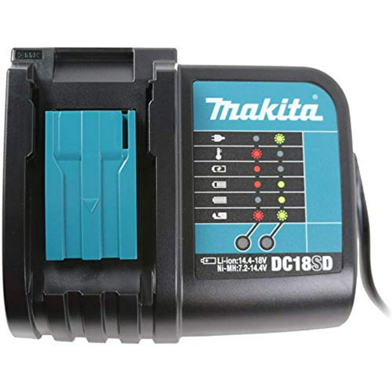 Makita DC18SD 18V LXT Lithium‑Ion Rapid Optimum Charger for BL1815