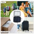 thumbnail image 4 of Unique Bargains 1 Pc Mesh Packing Cube for Luggage 9.84"x4.72"x12.99" Navy Blue, 4 of 6