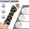 thumbnail image 7 of COEQINE Cartoon Cow Moon Arm Cast Cover Arm Wrist Elbow Protection Cover Size L Hand Cast Covers for Shower Adult Removable Stretch Arm Sleeves Gifts for Women Teen Girls, 7 of 7