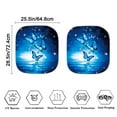 thumbnail image 3 of KUIFORTI Butterfly Windshield Sun Shade, Blue Car Window Shade Keep Vehicle Cool Protect Your Car from Sun Heat & Glare Best UV Ray Visor Protector, 3 of 5
