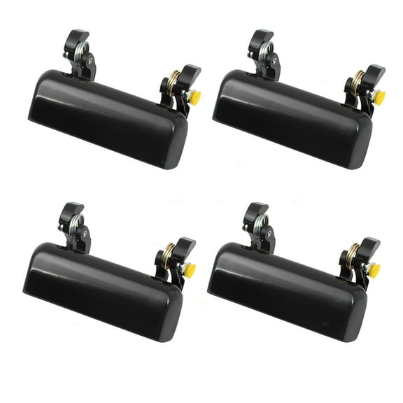 Brock Replacement 4 Piece Set of Outside Exterior Door Handles compatible with Explorer Mountaineer 5L2Z7822404AA