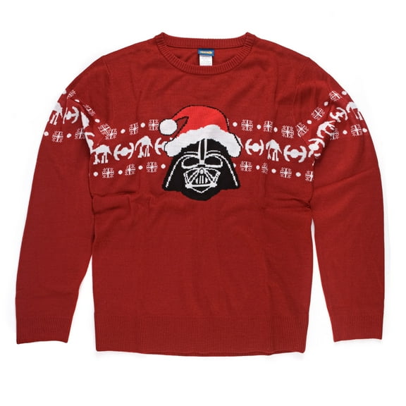 Star Wars Santa Hat Darth Vader Pullover Sweatshirt | S