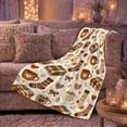 thumbnail image 6 of Autumn Hygge Rustic Pattern, Cozy Artistic Scene, Warm Flannel Blanket for Home Library and Reading Nook with Detailed Artwork, Art Lovers Thanksgiving Gift, Artistic Home Decor, 6 of 9