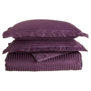 Vanessa Collection 1500 Series Microfiber Wrinkle Resistant Stripe Duvet Cover Set by Superior