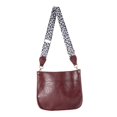 thumbnail image 1 of Milaget Sac à Bandoulière Simple pour Femmes, Bretelles Léopard Imperméable Couleur Unie Décontracté Rouge, 1 of 9