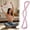 Pink, variant on Resistance Bands with Handles, Silicone Chest Expander Yoga Stretch Loop, Ergonomic Non Slip Grip Muscle Toning Pull Up Band for Women Travel Fitness Pilates Home Workouts