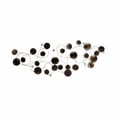 thumbnail image 6 of Small Metal Discs Wall Decor for Home Styling - Mounted Wall Art for Living Room, Bedroom, Bathroom, and Dining Room - Hanging Decor Accents for Indoor Use or Entryway Display - 18", Black & Silver, 6 of 11