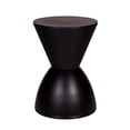 thumbnail image 1 of Mesa auxiliar Benzara Hillary 30 x 30 x 43 cm para interiores y exteriores, color negro, 1 of 5