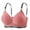Pink, variant on Women's Soft Stretch Front Buckle Bralette Without Underwire for Everyday Comfort