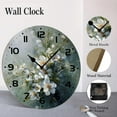 thumbnail image 4 of ZXCXRQFa Floral Farmhouse Wall Clock Non Ticking Silent Kitchen Clock Round Battery Operated Clocks 10 inch for Living Room Bedroom Decor, 4 of 7