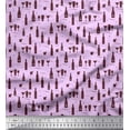 thumbnail image 1 of Soimoi Polyester Crepe Fabric Bottle & Wine Glass Bar Print Fabric by The Yard 52 Inch Wide, 1 of 3