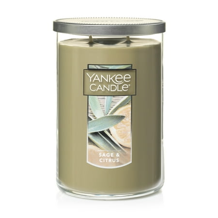 Yankee Candle Sage & Citrus - Large 2-Wick Tumbler (Best Scented Candles 2019)