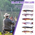 thumbnail image 2 of 13cm18g Fishing Lures Multi Jointed Lifelike Swimbait Bionic Sinking Lures 7 Swimbait Lure Slow, 2 of 8