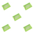 thumbnail image 3 of Dalazy Practical Office Supplies Stylish Zippered Document Pouch Storing Files Fluorescent Green 5Set, 3 of 6
