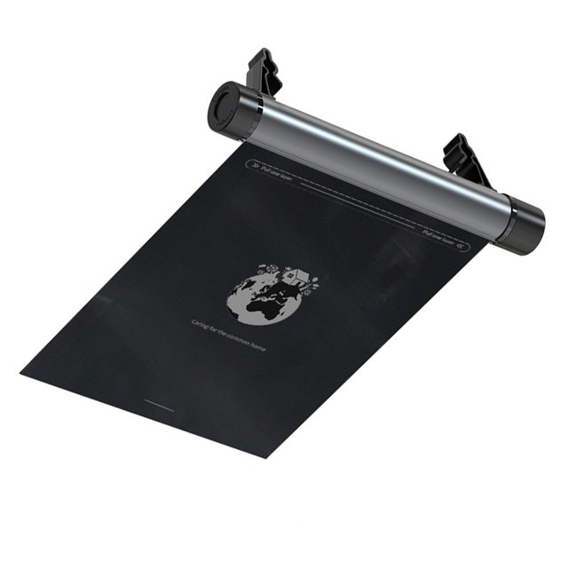 relayinert Garbage Can Car Garbage Bin Auto Accessories Auto Organizer With Phone Holder Metal Roller Car 1Set