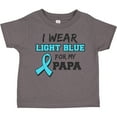 thumbnail image 3 of Inktastic I Wear Light Blue for My Papa Boys or Girls Toddler T-Shirt, 3 of 5