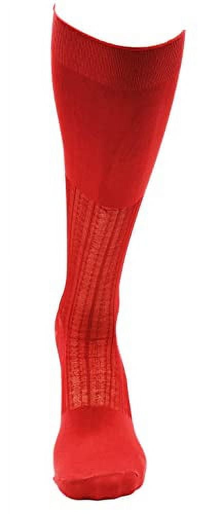 red dress socks walmart Love Sock Men's Red Ribbed Dress Socks With Stripes