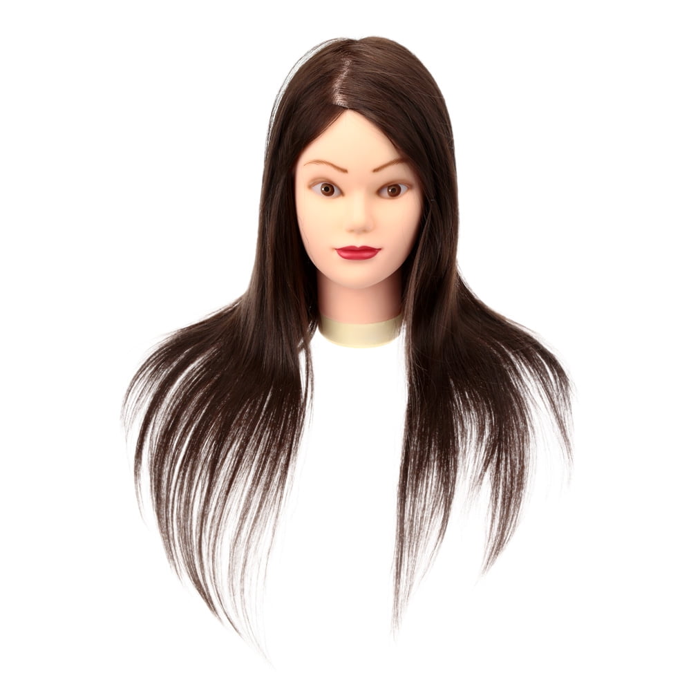 Anself 23" Long Hair Hairdressing Mannequin Training Head Female Dummy