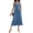 Beja Blue, variant on Womens Summer Dresses Sleeveless Crewneck Casual Flowy Tiered Maxi Dress with Pockets