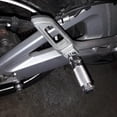 thumbnail image 2 of Motorcycle Folding Footrests Universal Aluminum Foot Rests Pegs Rear Pedals, 2 of 5